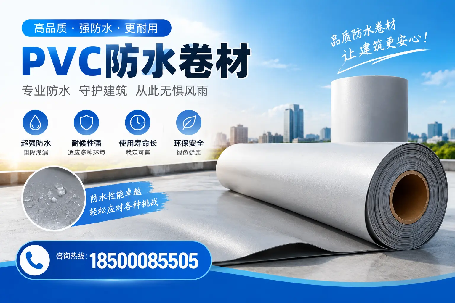 如何选择高质量的PVC防水卷材？孝感消费者必看指南